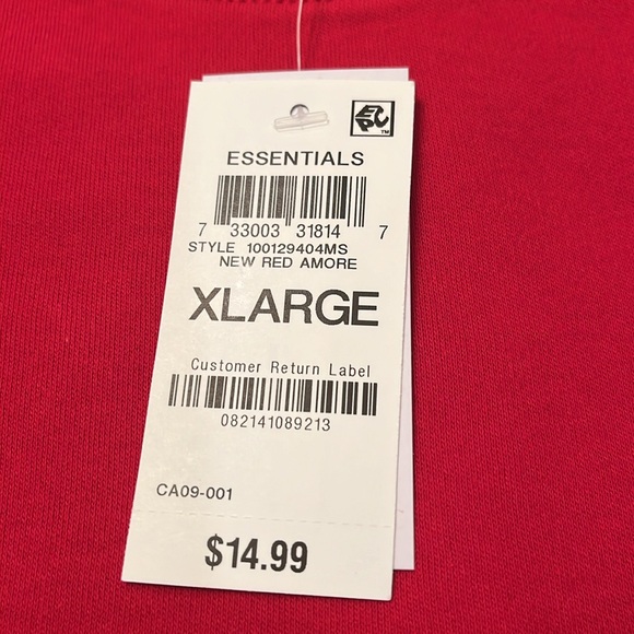 KAREN SCOTT Red Mock-Neck Top/NWT/XL - Picture 6 of 10